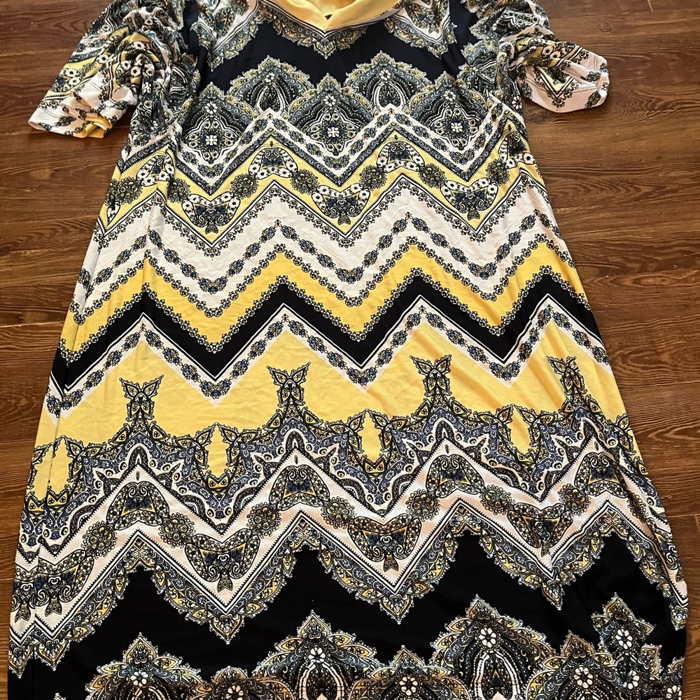 Sandra Darren Yellow Dress